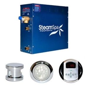 Steam Spa Indulgence Package for Steam Spa 6kW Steam Generators in Chrome - All