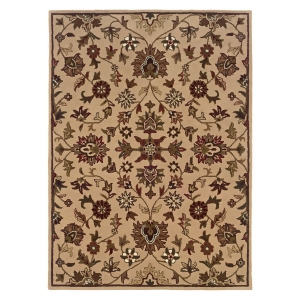 Linon Trio Traditional Rug In Gold 1'10 X 2'10 - All