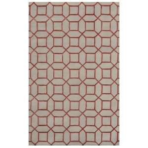 Noble House Indigo Collection Rug in Cream / Pink - All
