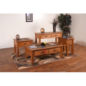 Sunny Designs 3144Ro Sedona End Table In Rustic Oak - All
