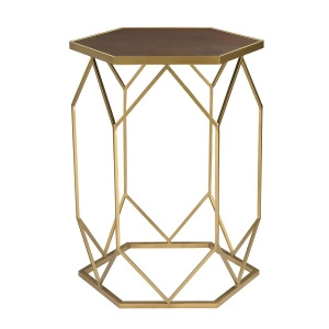 Sterling Industries Hexagon Frame Side Table - All