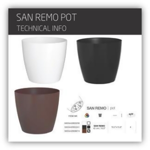 Artevasi San Remo Round Planter - All