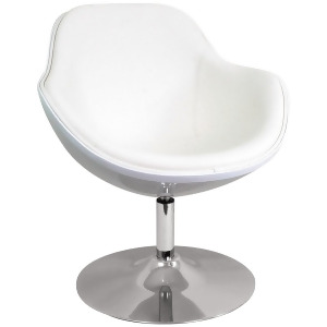 Lumisource Saddlebrook Lounger In White - All