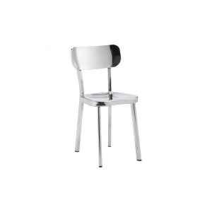 Zuo Winter Chair Stainless Steel Set of 2 - All