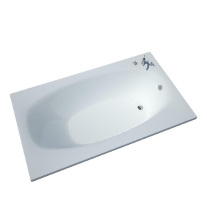 Atlantis Tubs 4272Pal Polaris 42 x 72 x 23 Inch Rectangular Air Jetted Bathtub - All