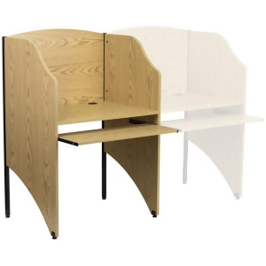 Flash Furniture Starter Study Carrel in Oak Finish Mt-m6201-oak-gg - All