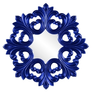 Howard Elliott 43105Rb Annabelle Royal Blue Baroque Mirror - All