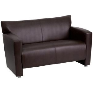 Flash Furniture Hercules Majesty Series Brown Leather Loveseat 222-2-Bn-gg - All