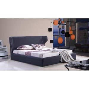 J M Chanelle Bed In Grey - All