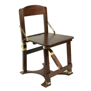Spiderlegs Cchair-m Hand Crafted Custom Finished Folding Chair in Mahogany - All