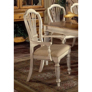Hillsdale Wilshire Arm Chair in Antique White Set of 2 - All