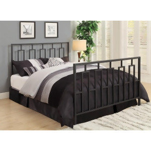 Monarch Specialties 2616Q Queen/ Full Combo Headboard or Footboard in Satin Blac - All