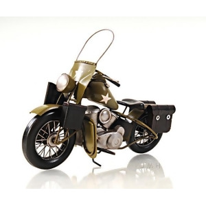 Old Modern Handicraft 1942 Yellow Motorcycle - All