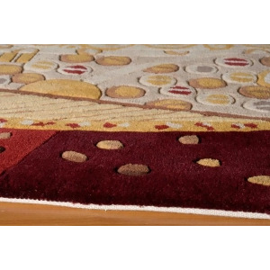 Momeni New Wave Nw-01 Rug in Burgundy - All