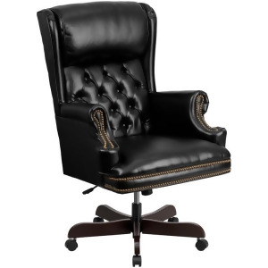 Flash Furniture Ci-j600-bk-gg High Back Traditional Tufted Black Leather Executi - All