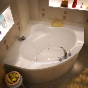 Atlantis Tubs 6060Aal Alexandria 60 x 60 x 23 Inch Corner Air Jetted Bathtub w - All