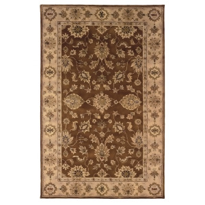 Linon Rosedown Rug In Brown And Gold 1'10 X 2'10 - All
