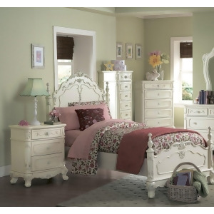 Homelegance Cinderella 2 Piece Kids' Poster Bedroom Set in White - All