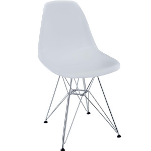 Modway Paris Dining Side Chair in White - All