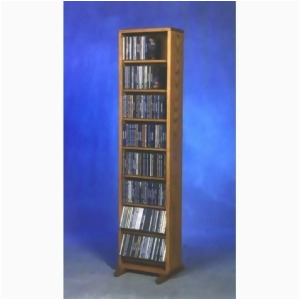 Wood Shed Solid Oak Dowel Cabinet for CD's - All