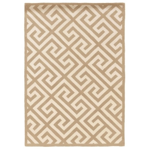 Linon Silhouette Rug In Beige And White 1'10 x 2'10 - All