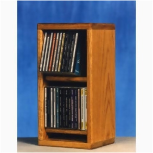 Wood Shed Solid Oak Dowel Cabinet for CD's - All