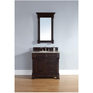 James Martin Brookfield 36 Single Vanity And Mirror Set W/ Drawers In Burnished - All