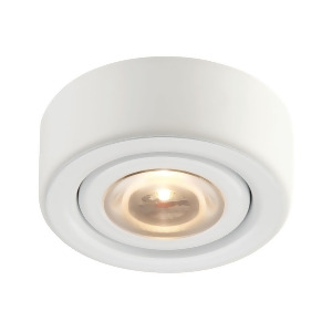 Alico Led Puck Light W/Mounting Ring White Finish - All