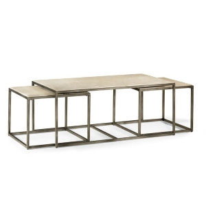 Hammary Modern Basics Rectangular Cocktail Table w/Textured Bronze Base - All