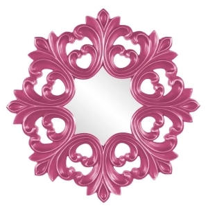 Howard Elliott 43105Hp Annabelle Hot Pink Baroque Mirror - All