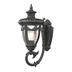 Elk Lighting Anise Collection 1 Light Outdoor Sconce In Textured Matte Black 4 - All