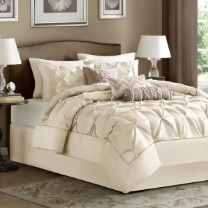 Madison Park Laurel Comforter Set In Ivory - All
