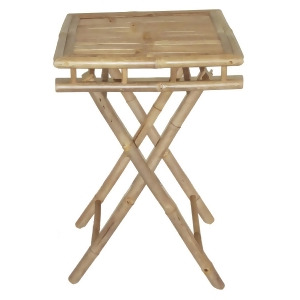Bamboo Folding Table Small Square - All