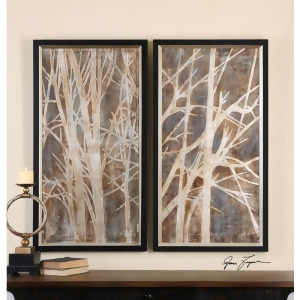 Uttermost Twigs Hand Painted Art Set Of 2 - All
