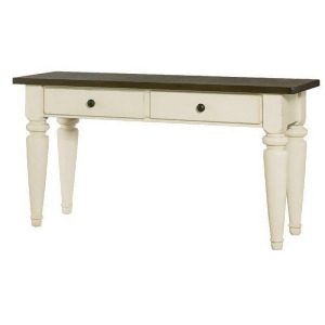 Hammary Heartland Sofa Table w/ Smoky Brown Top Time-Worn Painted Base - All