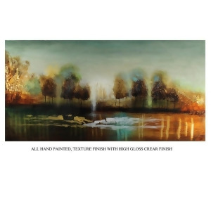 Entrada En41005 Hand Painted Oil Painting W High Gloss Set of 2 - All
