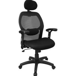 Flash Furniture High Back Super Mesh Office Chair w/ Black Fabric Seat Lf-w42b - All