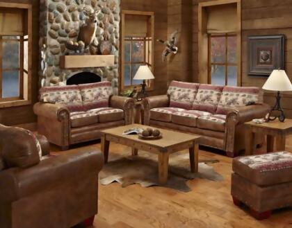 American Furniture Deer Valley 4 Piece Living Room Set With Sleeper 