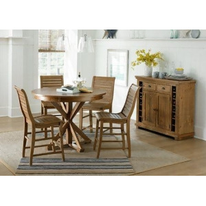 Progressive Furniture Willow Pine Round Counter Table - All