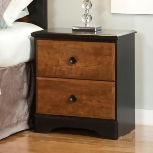 Standard Furniture Steelwood 19 Inch Nightstand in Oak Cherry - All