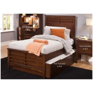 Liberty Furniture Chelsea Square Panel Bed in Burnished Tobacco - All