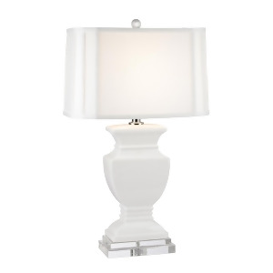 Dimond Lighting 27 Ceramic Table Lamp In Gloss White - All