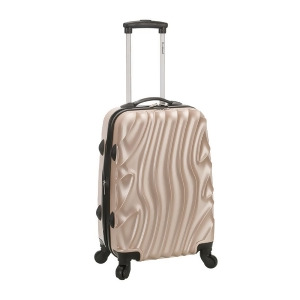 Rockland Gold Wave Melbourne 20 Expandable Abs Carry On - All