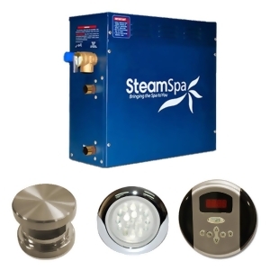 Steam Spa Indulgence Package for Steam Spa 4.5kW Steam Generators in Brushed Nic - All