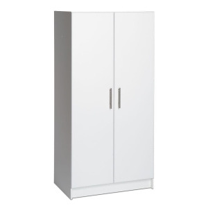 Prepac Elite White 32 Inch Storage Cabinet - All