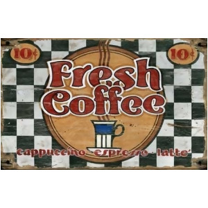 Red Horse Fresh Coffee Sign - All