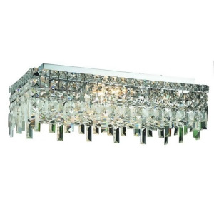 Lighting By Pecaso Chantal Collection Flush Mount L24in W12in H7in Lt 6 Chrome F - All
