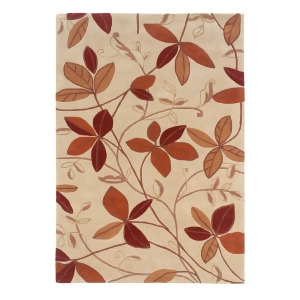 Linon Trio Rug In Tan And Rust 1.10 x 2.10 - All