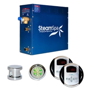 Steam Spa Royal Package for Steam Spa 7.5kW Steam Generators in Chrome - All
