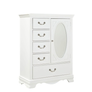 Standard Furniture Jessica 5 Drawer Kids' Wardrobe in White - All